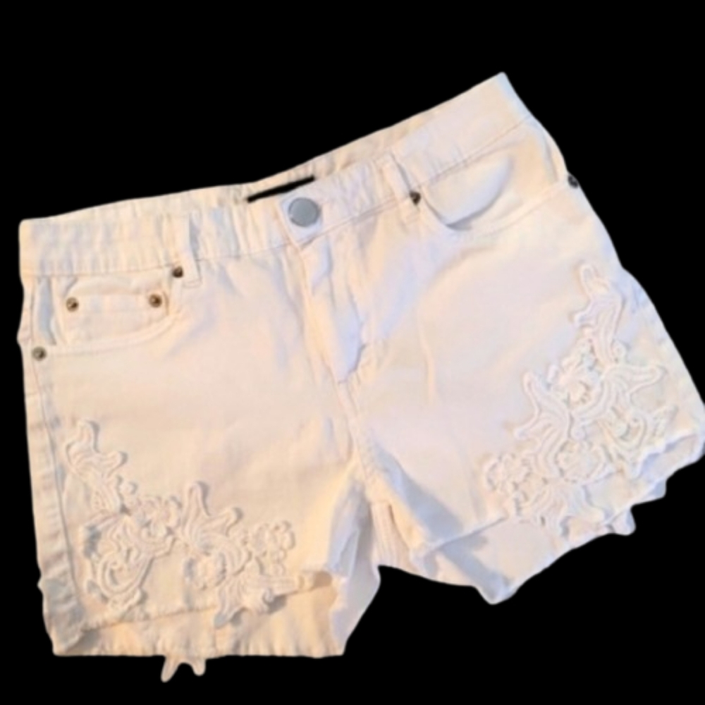 Color Swatch White Shorts